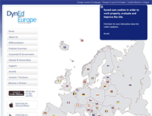 Tablet Screenshot of dynedeurope.com